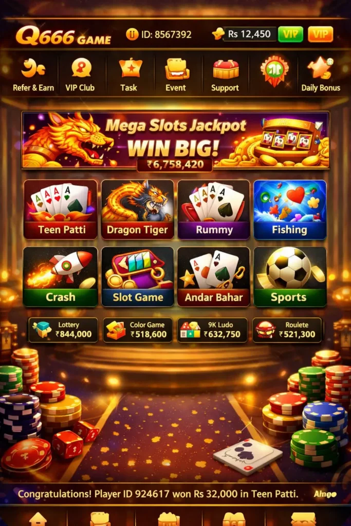 Q666 Game Dashboard image 