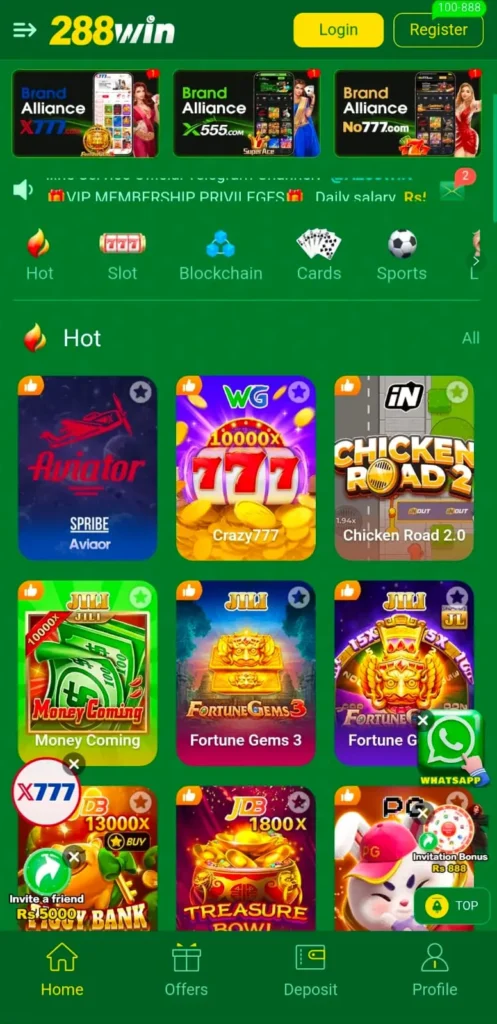 288WIN Game Latest Money Earning App