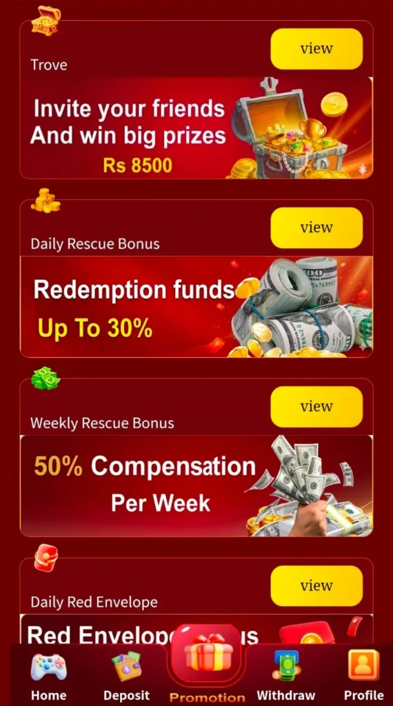 PK080 Game Rewards and promotions for users.